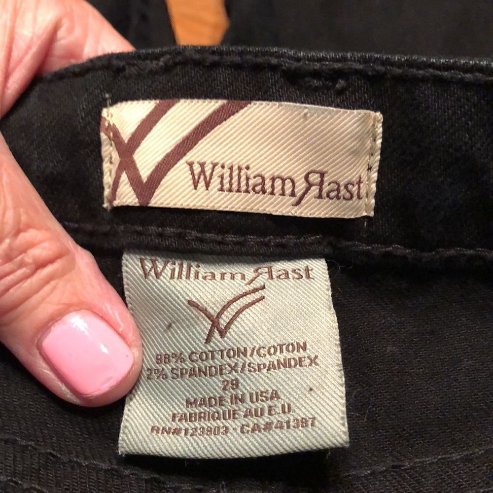 William Rast‎ Jerri ultra skinny black jeans Size 29 Made in USA - Picture 6 of 8